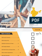 Service Sector Report IBEF Oct 2020