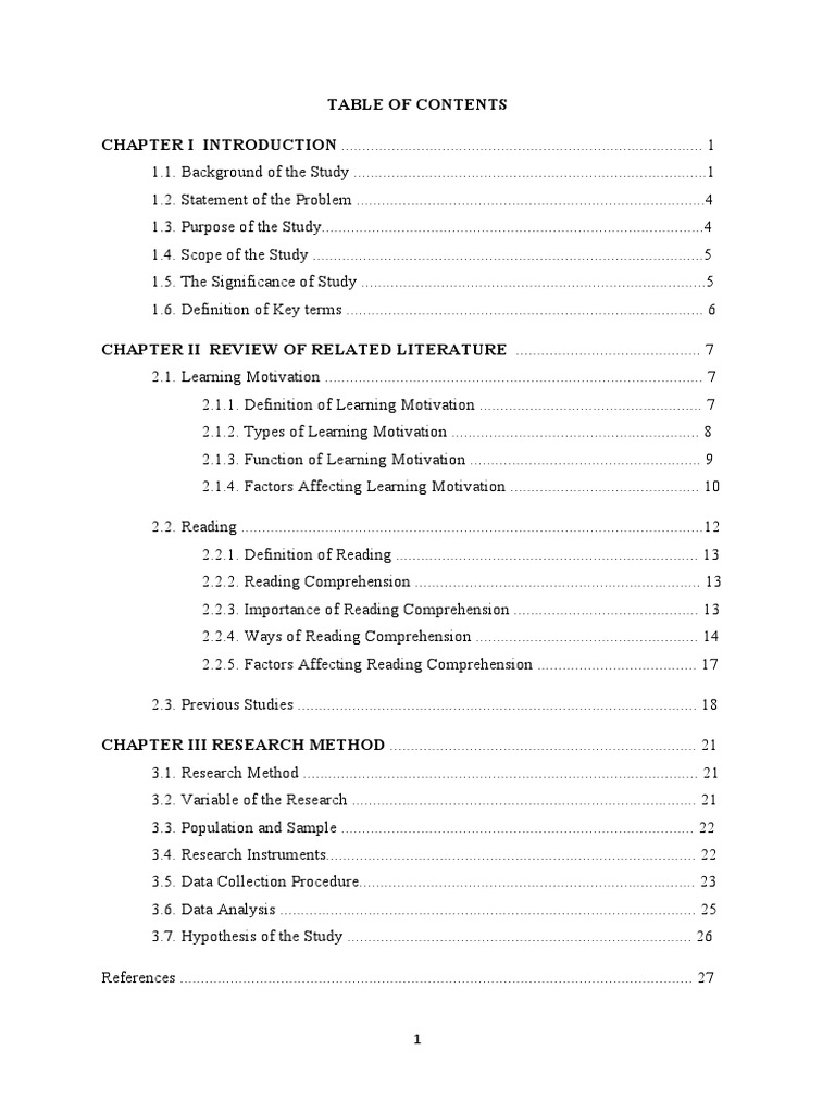 Thesis | PDF | Statistics | Motivational