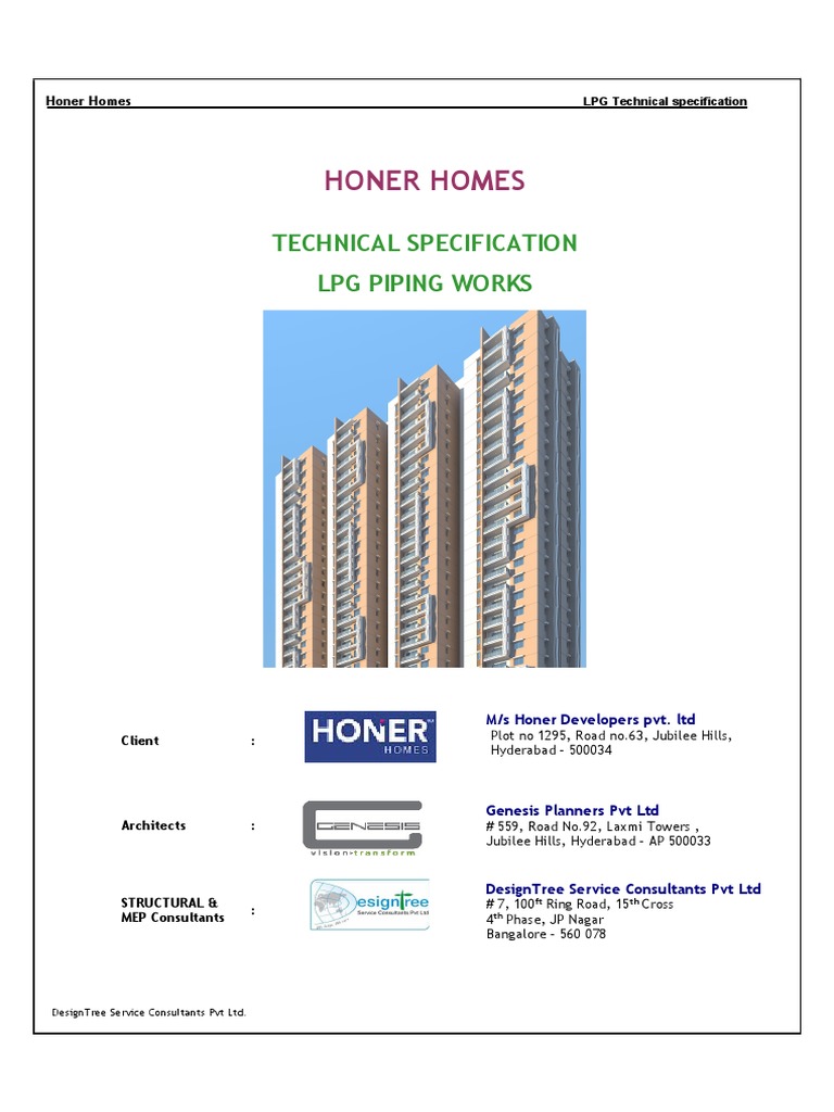 Honer Aquantis - VOT Gas Reticulation System Works Technical ...