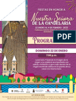 Virgen de La Candelaria - Programacion - 2023