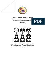 Customer Relations - Self Learning Material 3