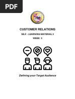 Customer Relations - Self Learning Material 3