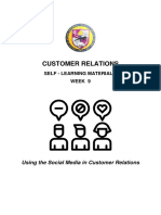 Customer Relations - Self Learning Material 9