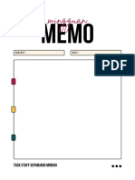 Beige Minimalist Creative - Memo