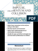Lesson 19-Impulse, Momentum and Collision