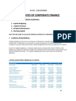 Corporate Finance Elements