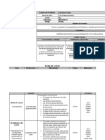 Formato Del Plan de Clase