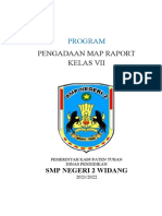 Pengadaan Map Raport SMP Negeri 2 Widang 2021/2022