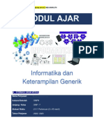 Informatika Dan Keterampilan Generik: VERSI LENGKAP Silahkan Langsung WA Di. 082144091274