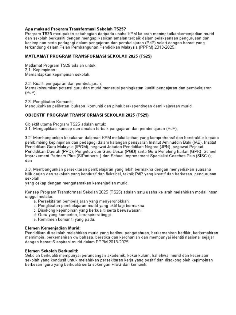 TS25 | PDF