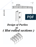 16-Design of Purlins (Hot Rolled) by Eng (Ahmed Hamoda)