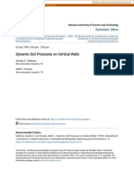 Dynamic Soil Pressures On Vertical Walls Dynamic Soil Pressures On Vertical Walls