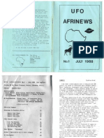 UFO AFRINEWS #1 - 1988-7 (July, 1988).