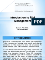 CM 659 Construction Risk Management Introduction