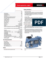 Marine Generator Engine Specifications