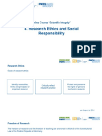 Scientific Integrity Course Research Ethics