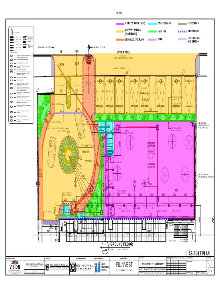 Fuel Refilling Line As-Built Plan | PDF | Building Engineering ...