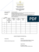 Criteria For Food Prep