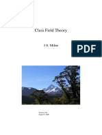 Class Field Theory: J.S. Milne