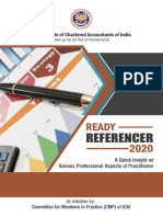 ICAI ready referencer 2020