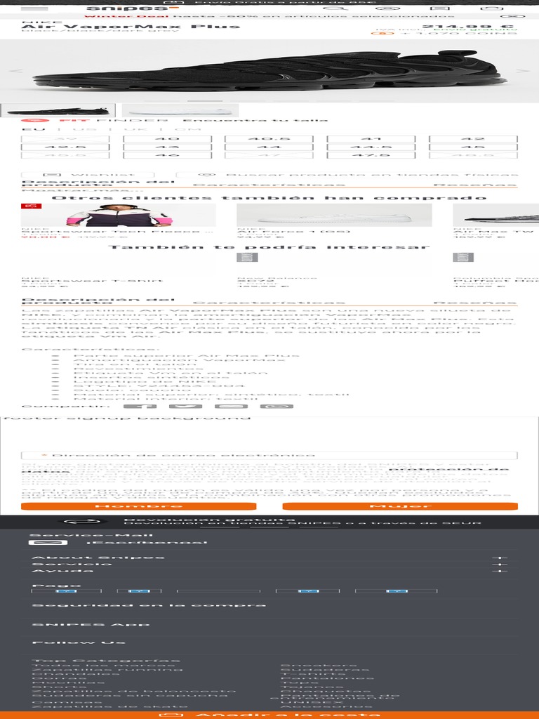 vapormax plus snipes