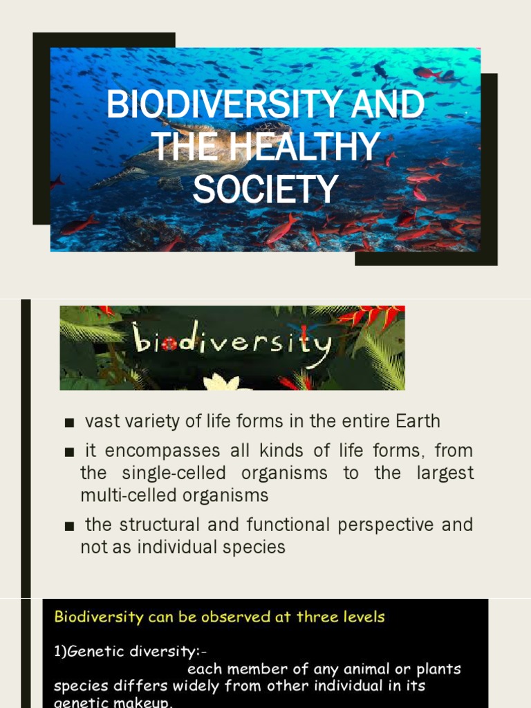 Biodiversity and The Healthy Society PDF | PDF | Genetically Modified ...