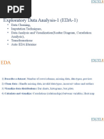 Exploratory Data Analysis-1 (EDA-1)