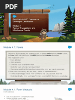 Fast Path To B2C Commerce Developer Certification - Module 4 - Forms, Transactions & Middleware Events