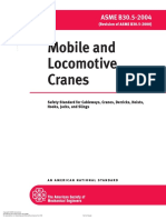ASME B30.5-2004 Mobile and Locomotive Cranes