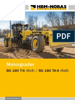Motorgrader: BG 180 T-6 (6x4) / BG 180 TA-6 (6x6)
