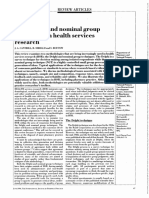 Intern J of Pharmacy Prac - June 1996 - CANTRILL - The Delphi and Nominal Group Techniques in Health Services Research