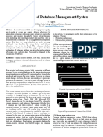 Optimization of Database Management System