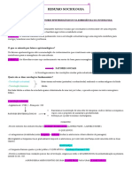 Fatores sociais e epistemológicos na emergência da Sociologia