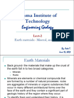 Lecture-2 Earth Materials Mineral, Soils and Rocks