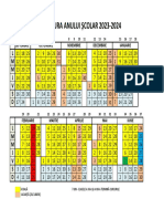 Structura Anului Scolar 2023-2024