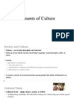 Elements of Culture