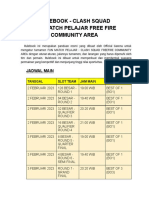 Rules and Regulation - Fun Match Pelajar