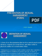 Prevention of Sexual Harassment