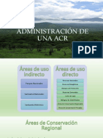 Gestión de Áreas de Conservación Regional
