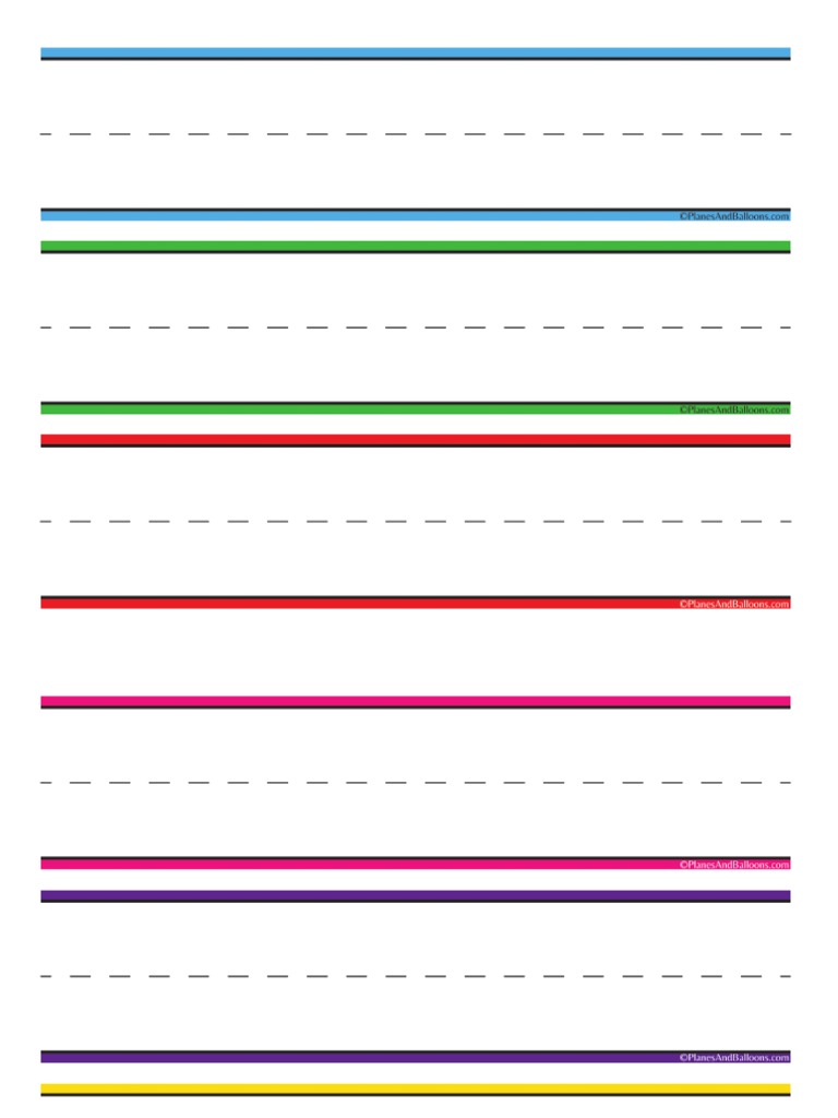 Blank Name Tracing Worksheets For Preschool | PDF