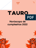 Tauro Horoscopo Cumpleaños