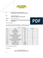 Nota Interna Insumos