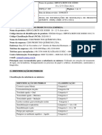 Ficha de Informações de Segurança de Produto Químico - Fispq - Hipoclorito de Sódios