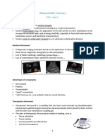 Ultrasound - Summary