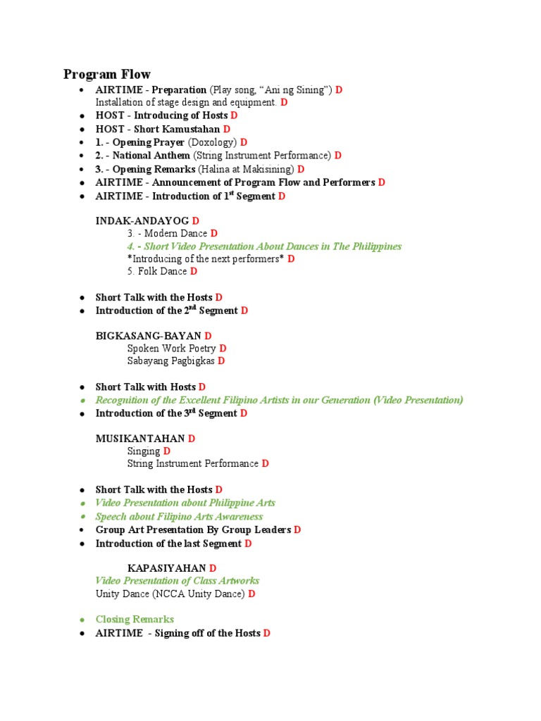 Culminating Activity | PDF | Philippines | Performing Arts