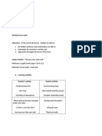 Detailed Lesson Plan: Objectives: at The End of The Lesson, Student Are Able To