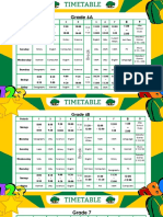 Timetables 6 & 7 AY 2021-22 Term 2