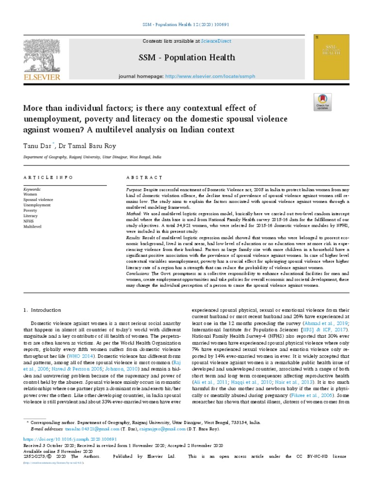 More Than Individual Factors Is There Any Contextual Effect of | PDF ...