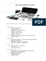 Présentation des capteurs et GPIOs de la valise Joy-pi ioT