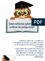 Dezvoltarea Gindirii Critice Peru Axenia